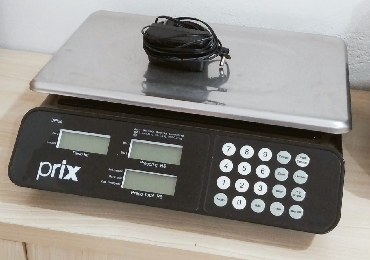 Balança comercial digital Toledo Prix 15kg 100V/240V