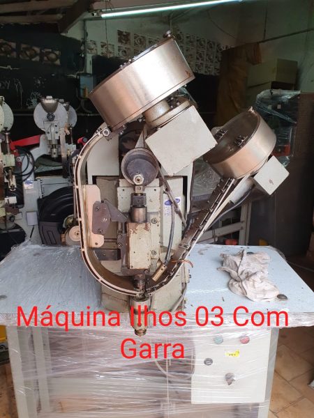 Máquina de Aplicar Ilhos Número 3 com Garras