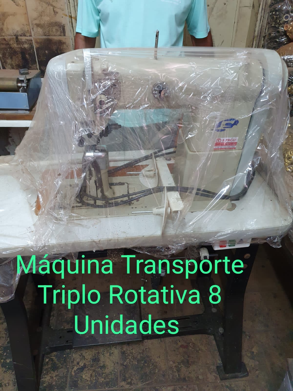 Máquinas de Costura Transporte Triplo Rotativa