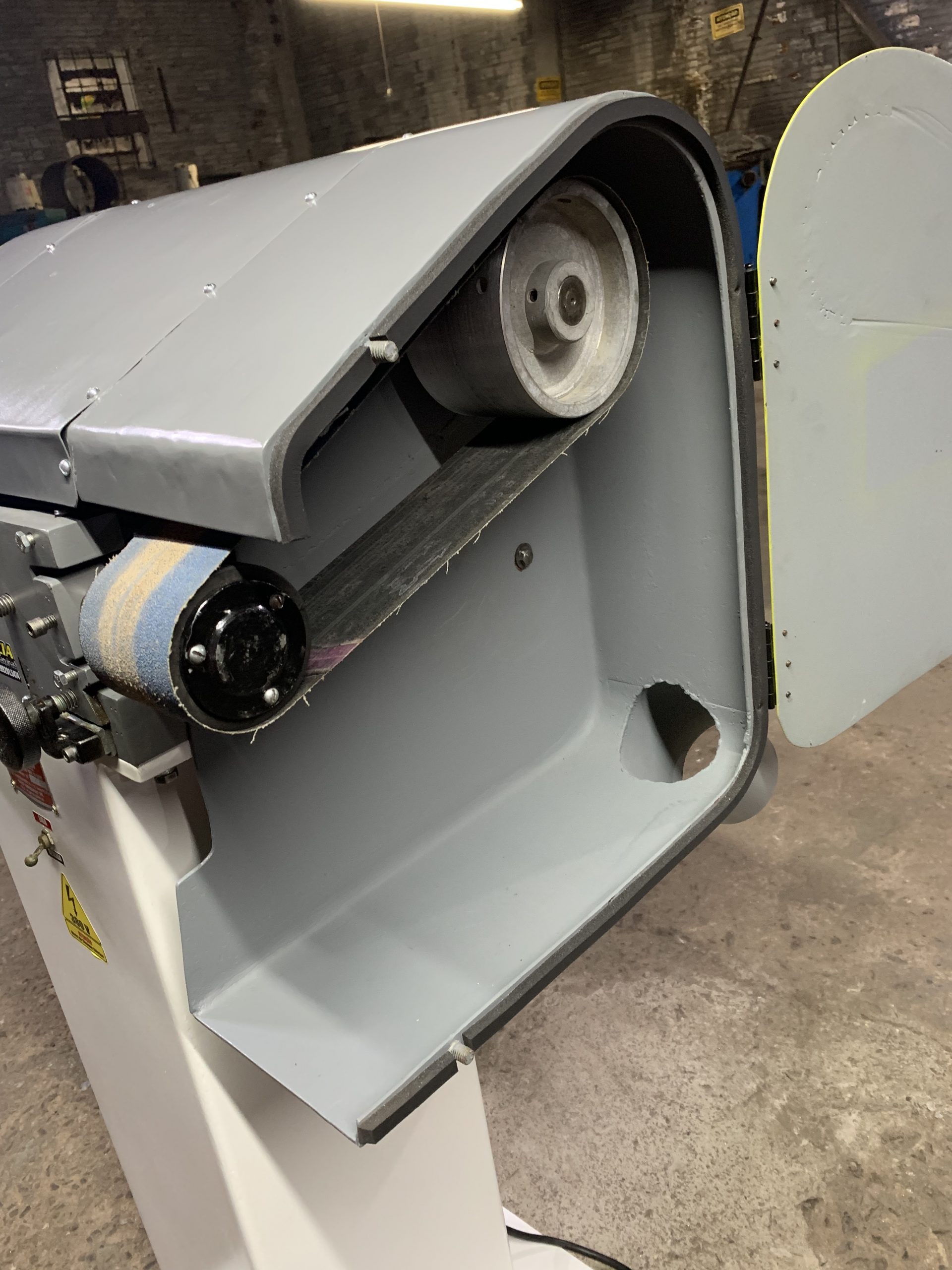 Lixadeira horizontal dupla