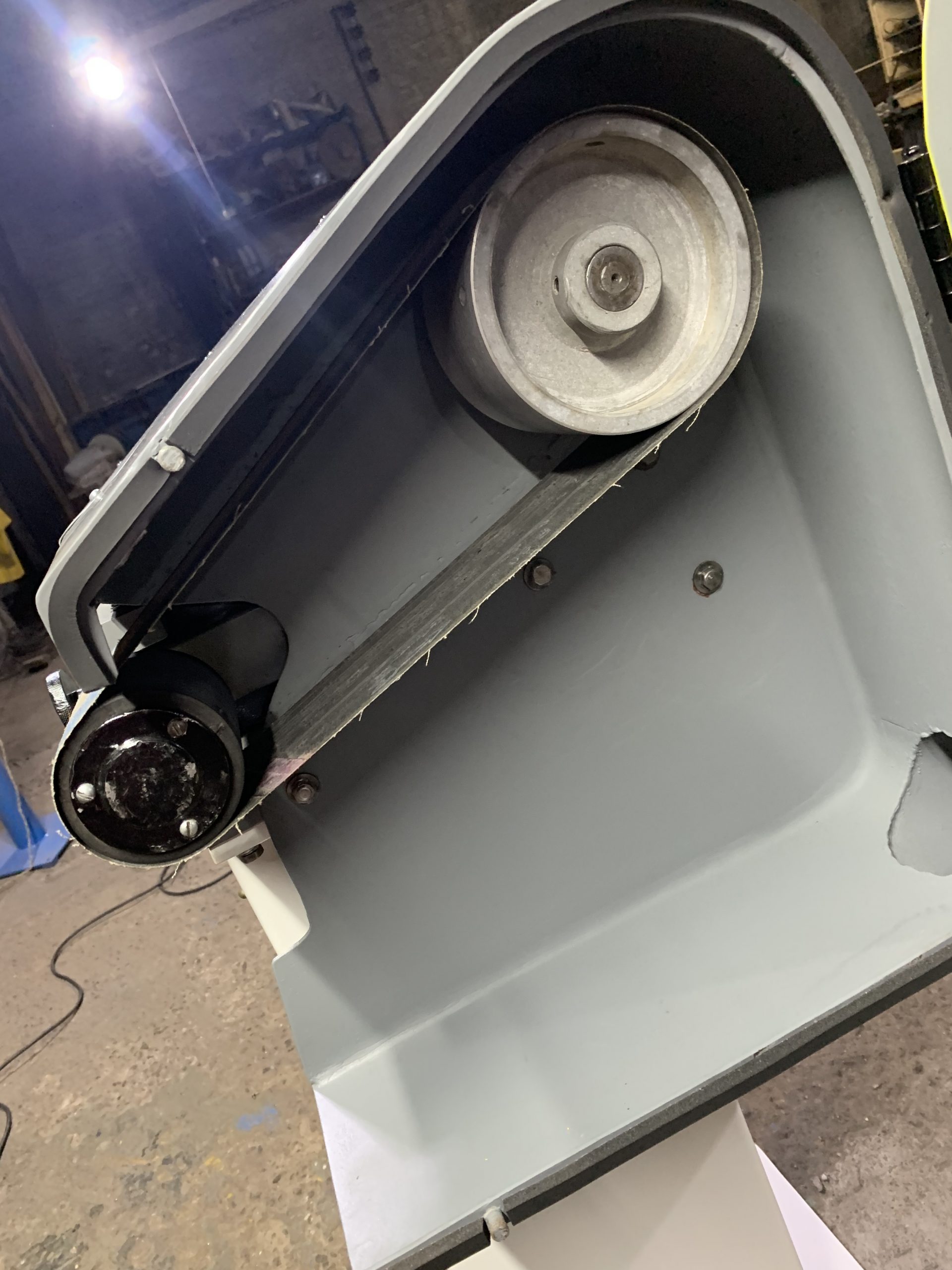 Lixadeira horizontal dupla