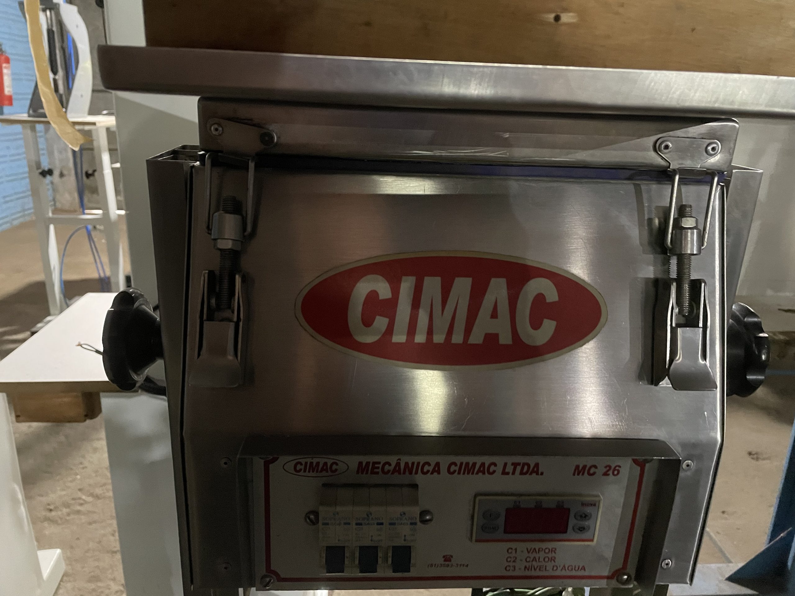 Estufa vapor para bico