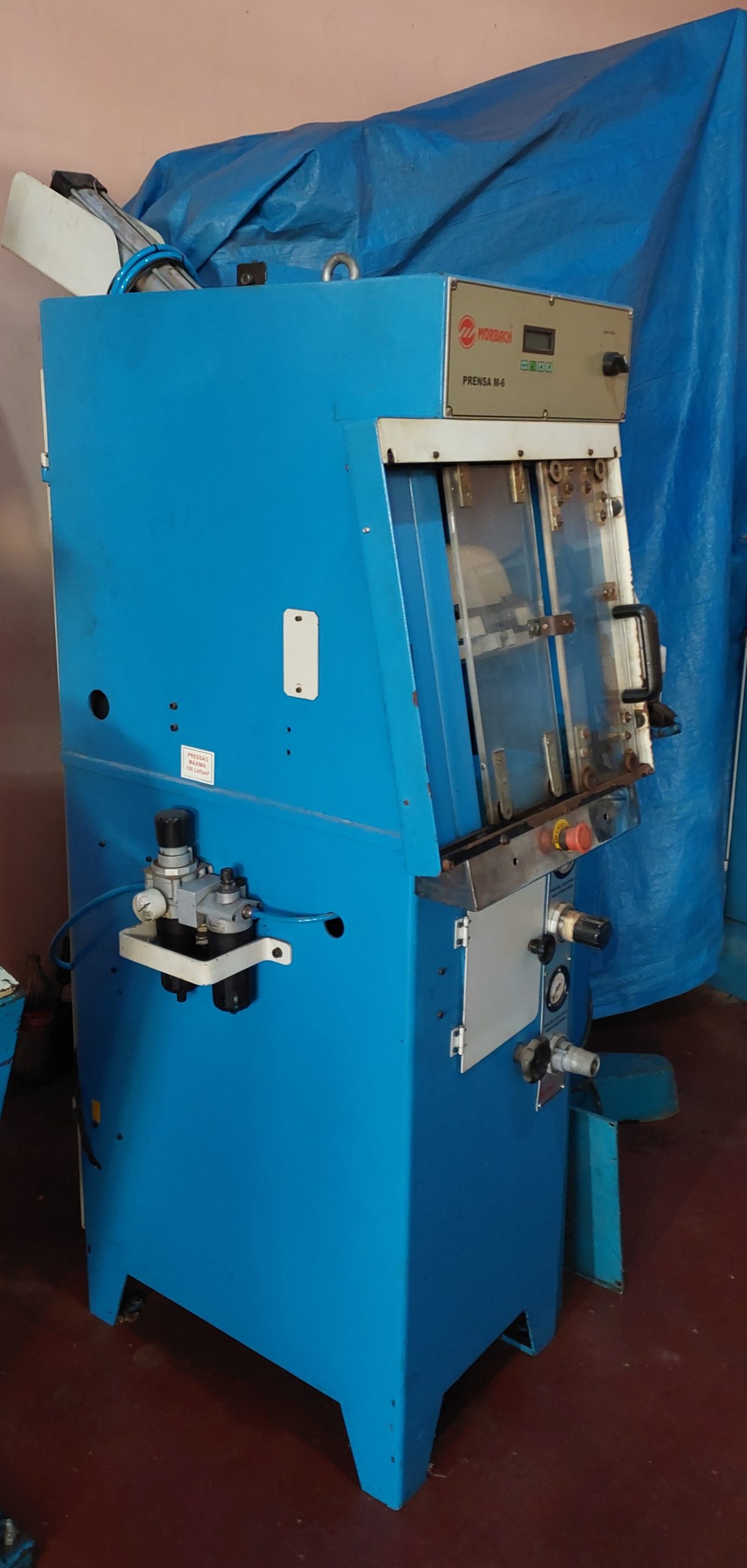 Prensa Morbach M6 (boca de sapo) muito conservada