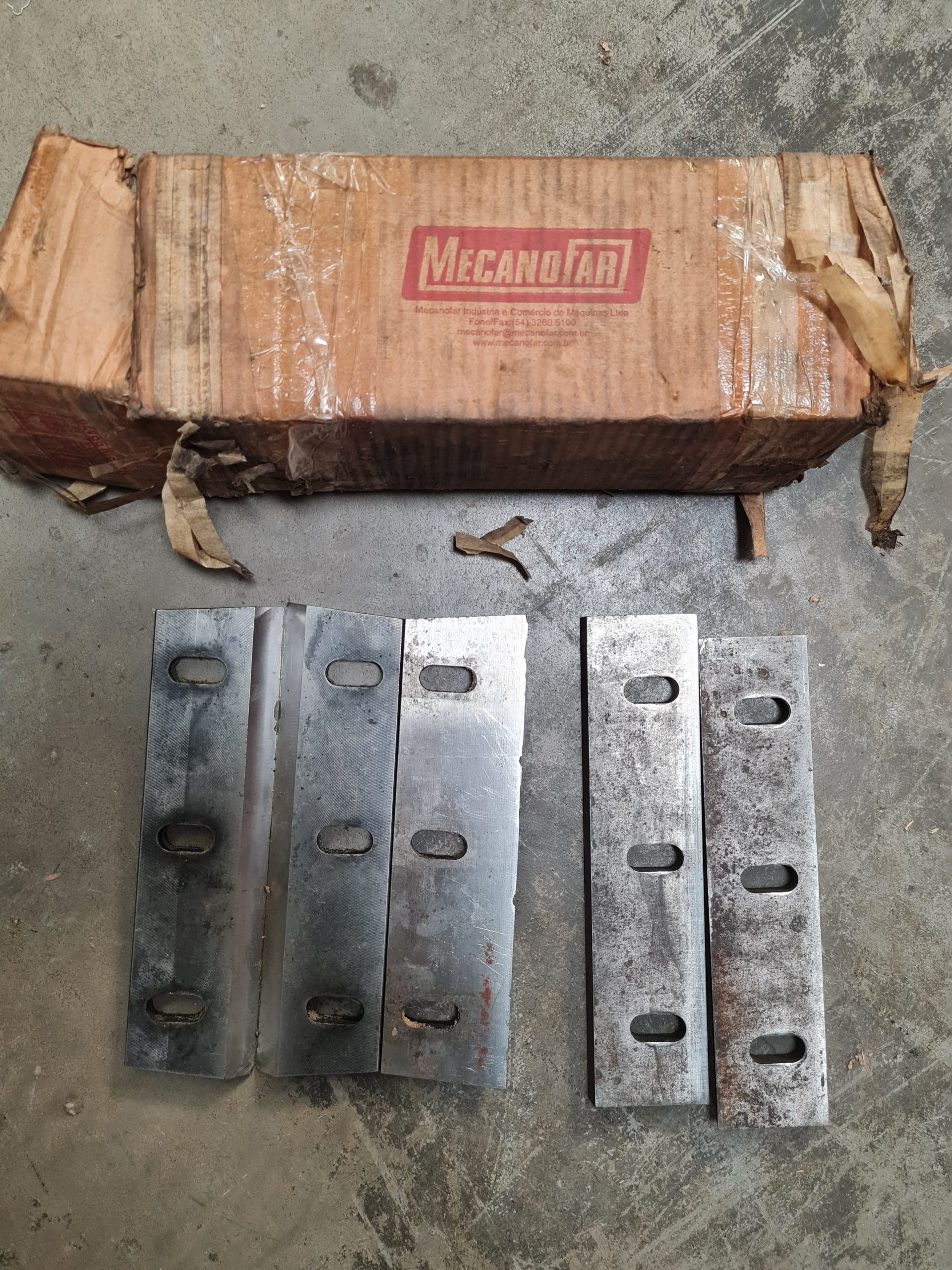 Jogo de Facas para Moinho Injetora