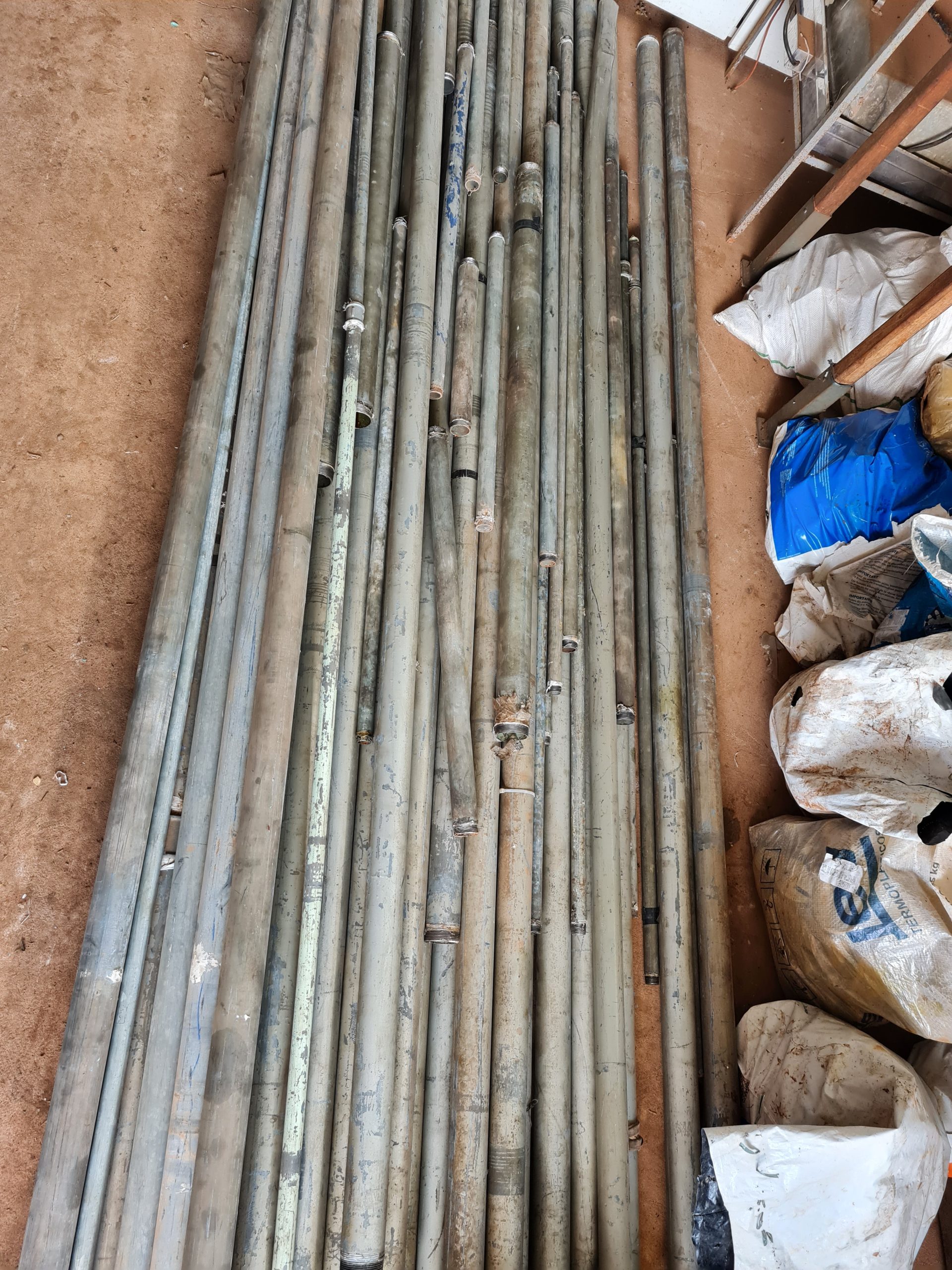 Tubo Galvanizado barra de 2 polegadas e conexões