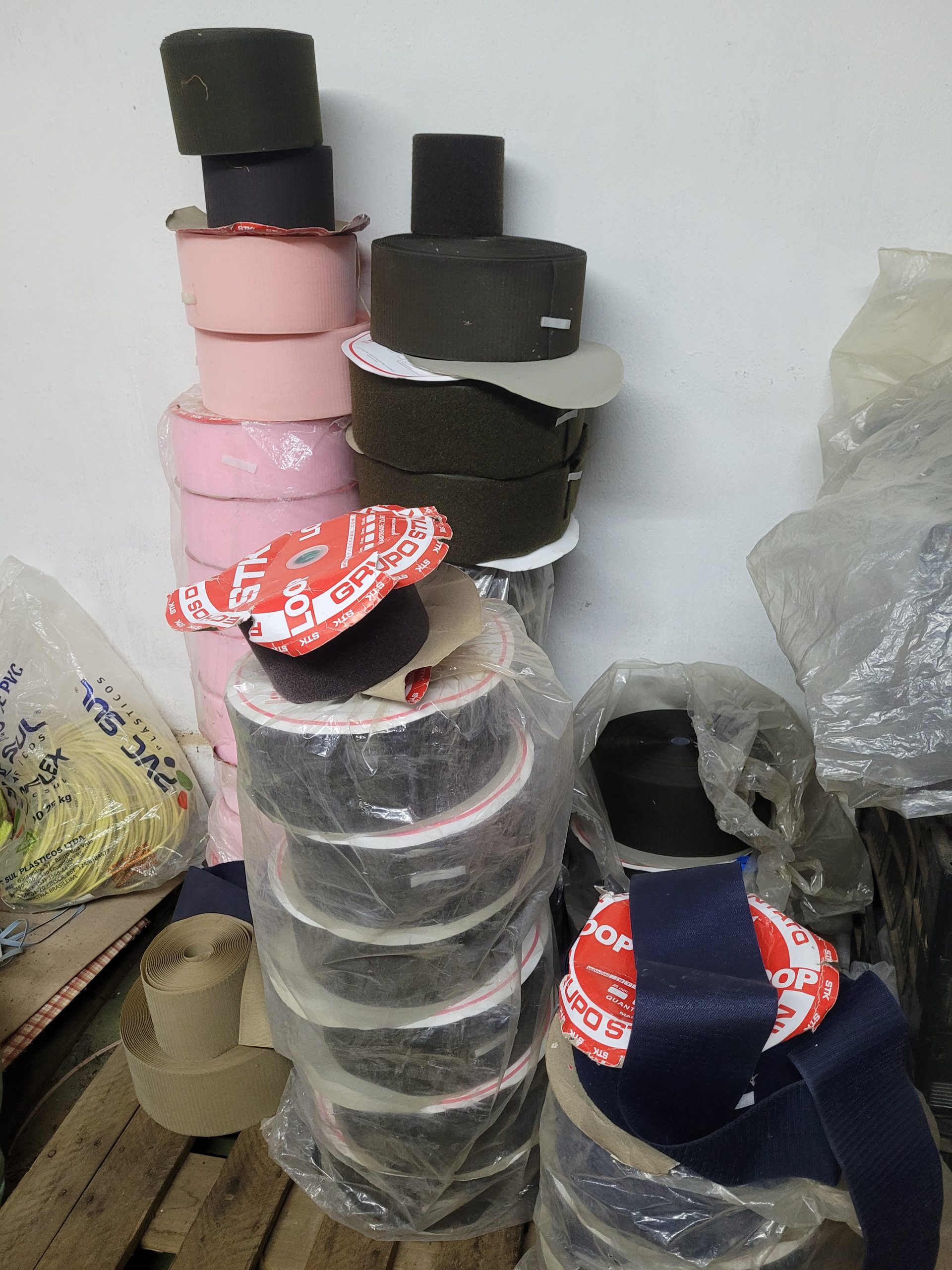 Velcro 100mm rosa/CAFÉ/MARINHO