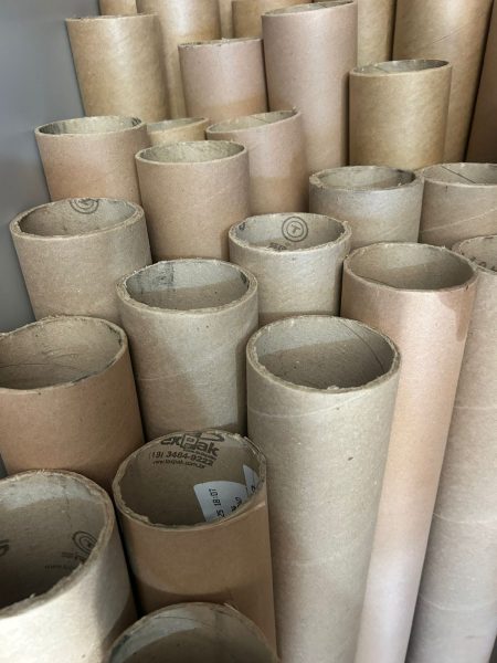 canudo papelão