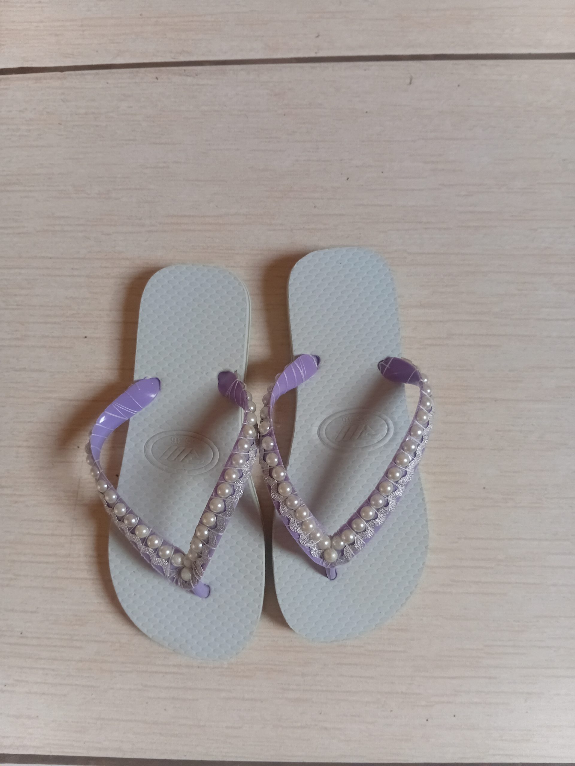 Rasteirinhas totalmente artesanais Mimos de Deus