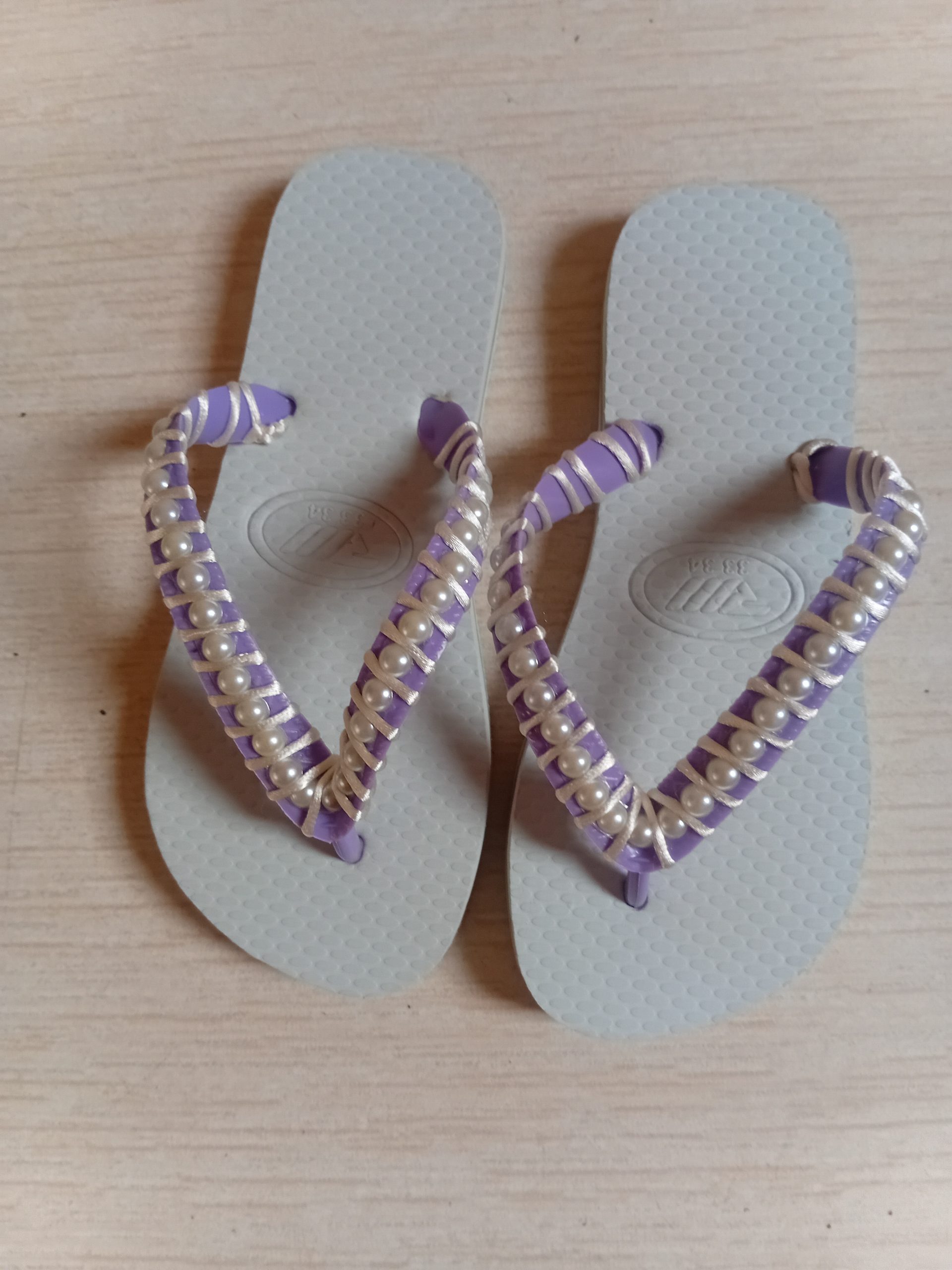 Rasteirinhas totalmente artesanais Mimos de Deus