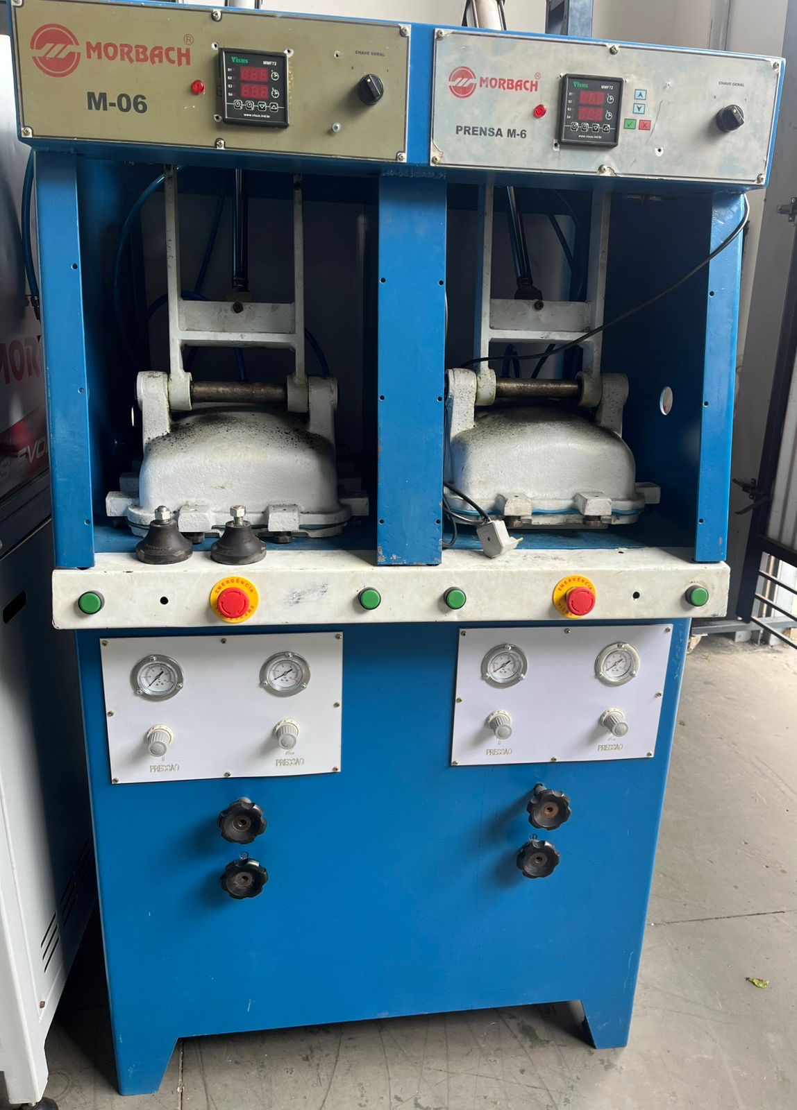 Prensa boca de sapo 2 bicada uma Prensa MORBACH 12.000 mil cada