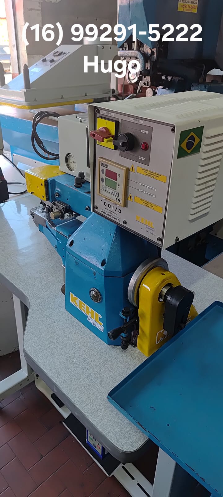 Vendo máquina de debruar kehl 1001/3