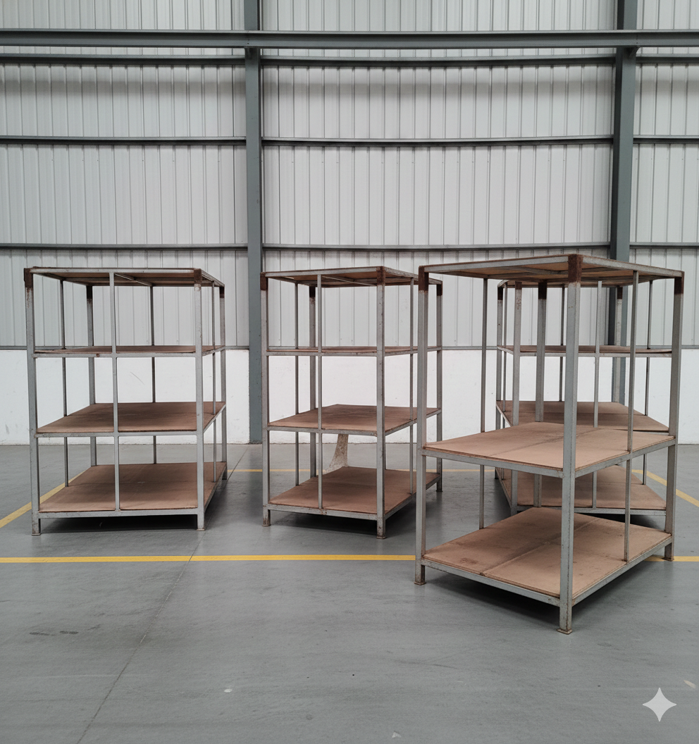 Prateleira Ferro para Material Laminado Tecido