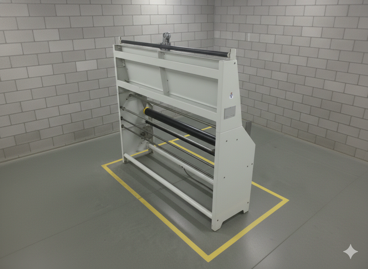 MAQUINA MEDIR REVISAR TECIDO LAMINADO SINTETICO